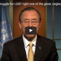 LGBT 커뮤니티를  향한 반기문 유엔사무총장의 약속