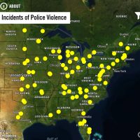 미국 평화시위에서 벌어지고 있는 경찰 폭력