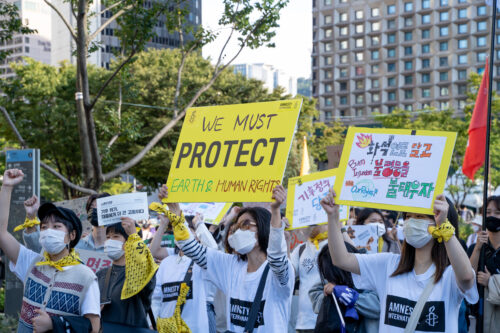 앰네스티와 함께한 924기후정의행진 참여 후기