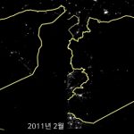 시리아: 4년의 내전으로 불빛 83% 사라져