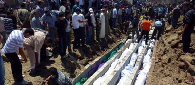 끔찍한 공격에 시달리고 있는 시리아 시민들