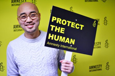 가수 하림, 인권을 위해 앰네스티와 손잡다